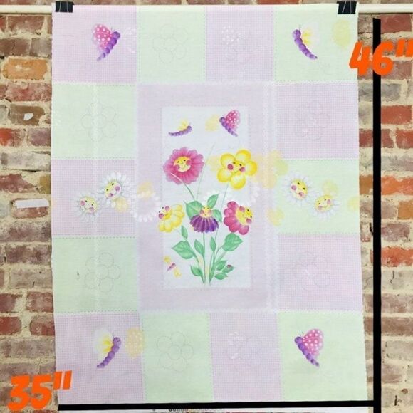 Daisy Kingdom Flower Party Quilt Fabric - Picture 2 of 7